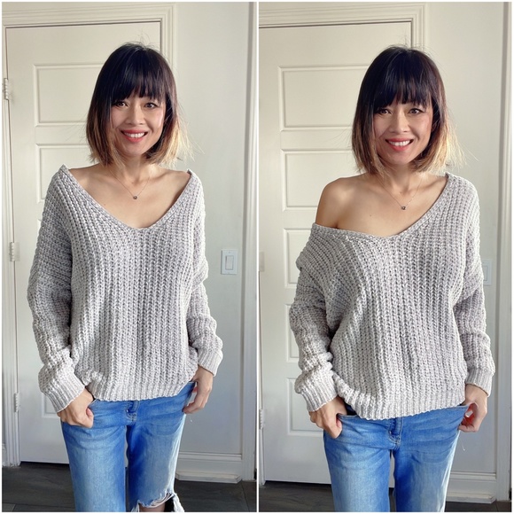 Sweaters - 038 Cozy Chenille oversized Sweater Top